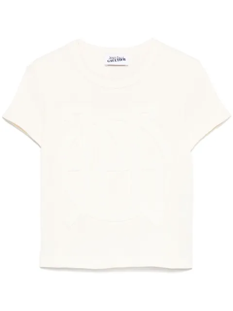 Jean Paul Gaultier waffle logo-embossed T-shirt
