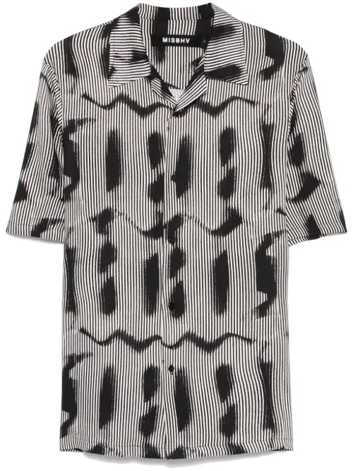 Chemise à imprimé graphique - MISBHV - Modalova