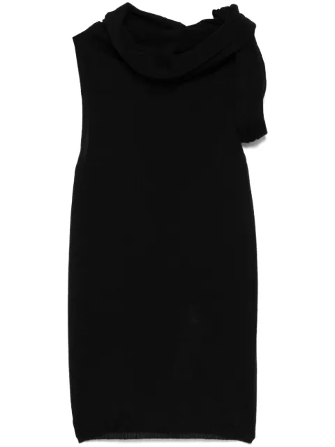Rick Owens top con detalle retorcido