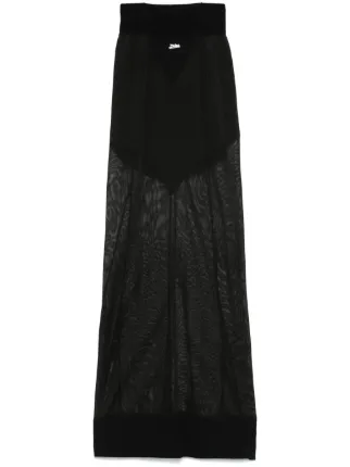 スカート Jean Paul Gaultier Black Long Skirt Jean Paul Gaultier Vintage Black Wrap Skirt Size 42 Fits 6