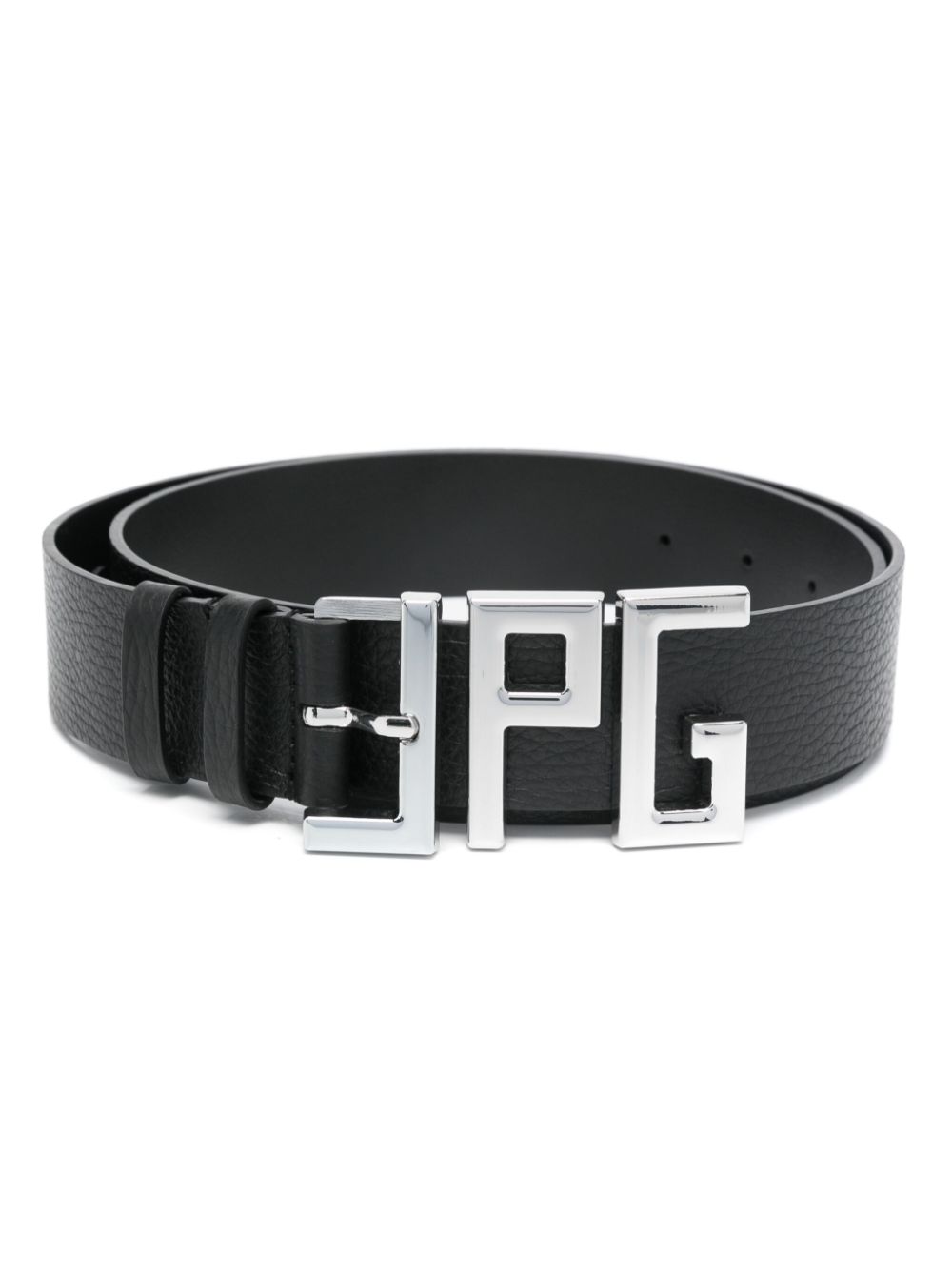 Jean Paul Gaultier leather belt – Black