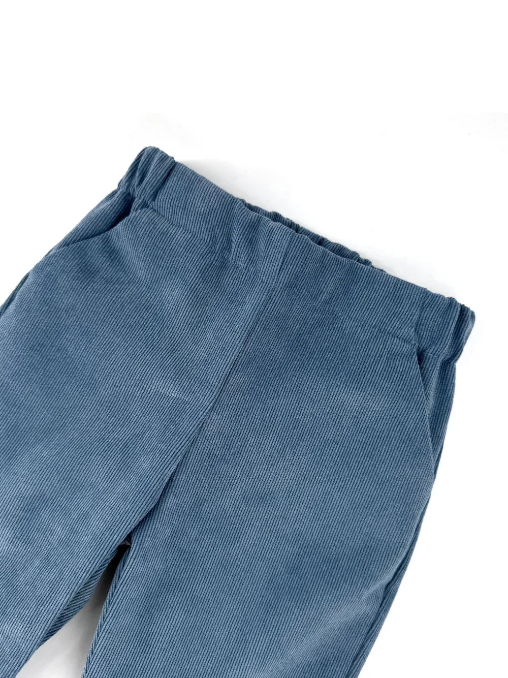 La Stupenderia Ribfluwelen broek Blauw
