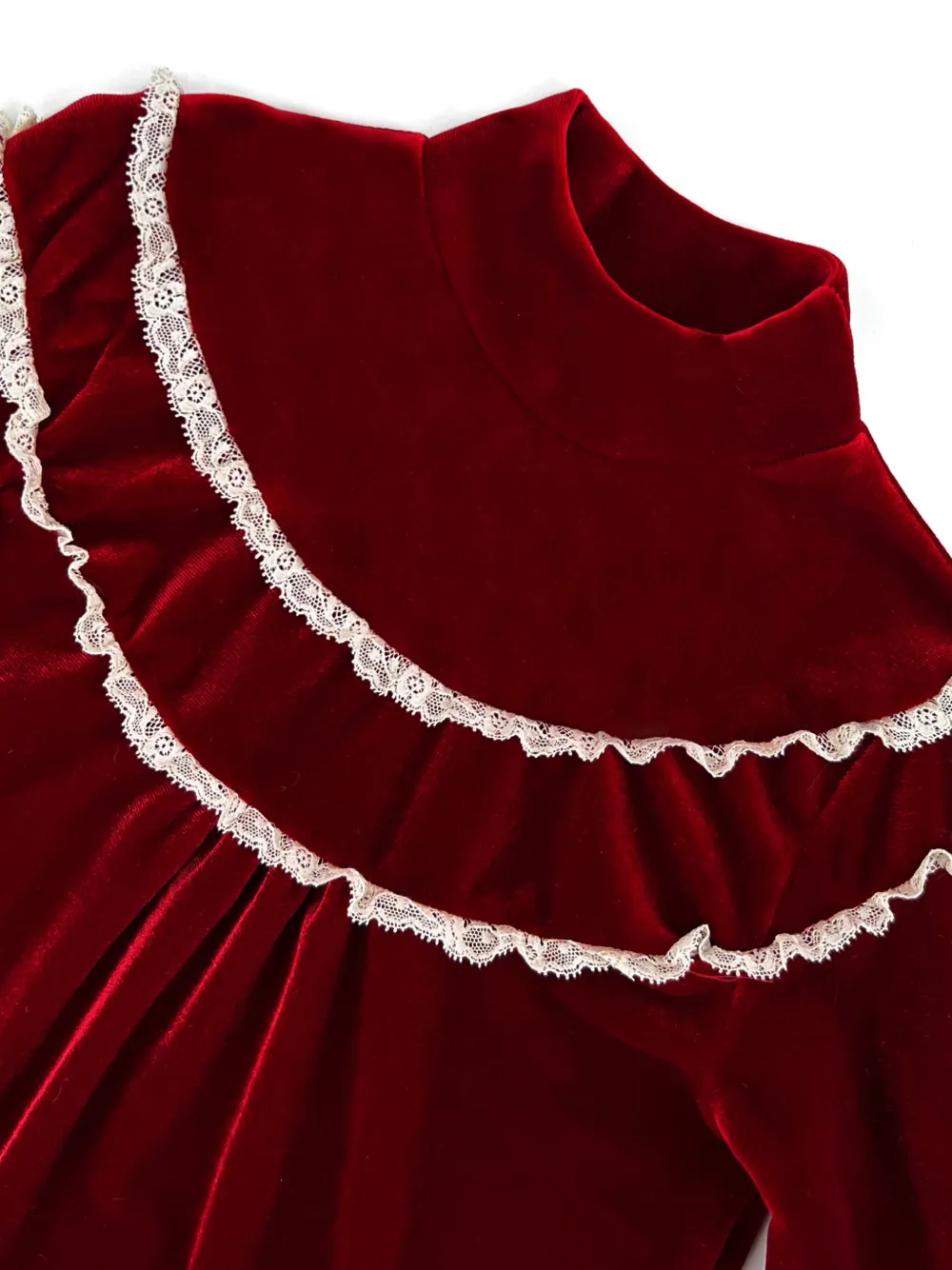 La Stupenderia Fluwelen shirt Rood