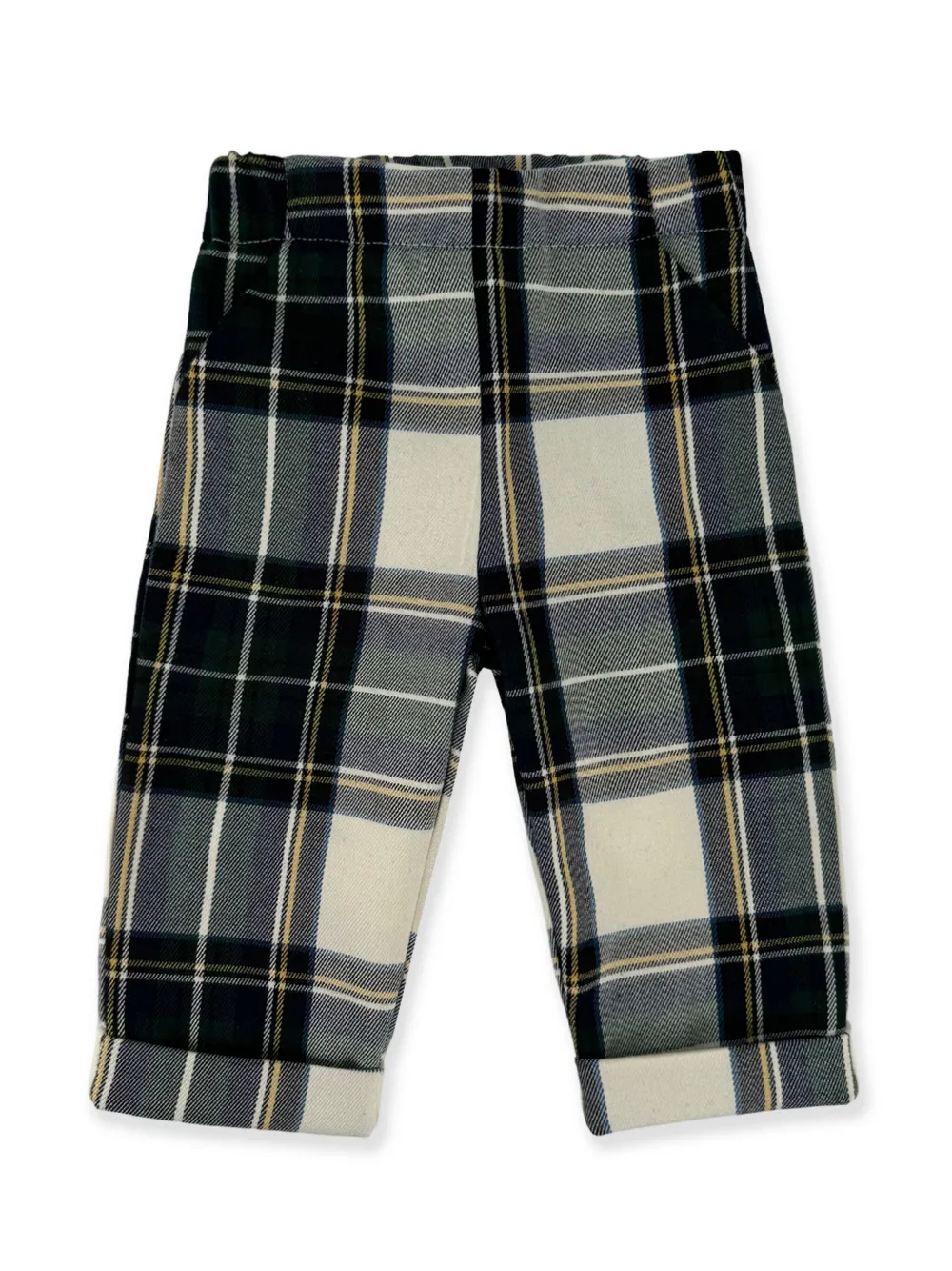 LA STUPENDERIA CHECKED TROUSERS
