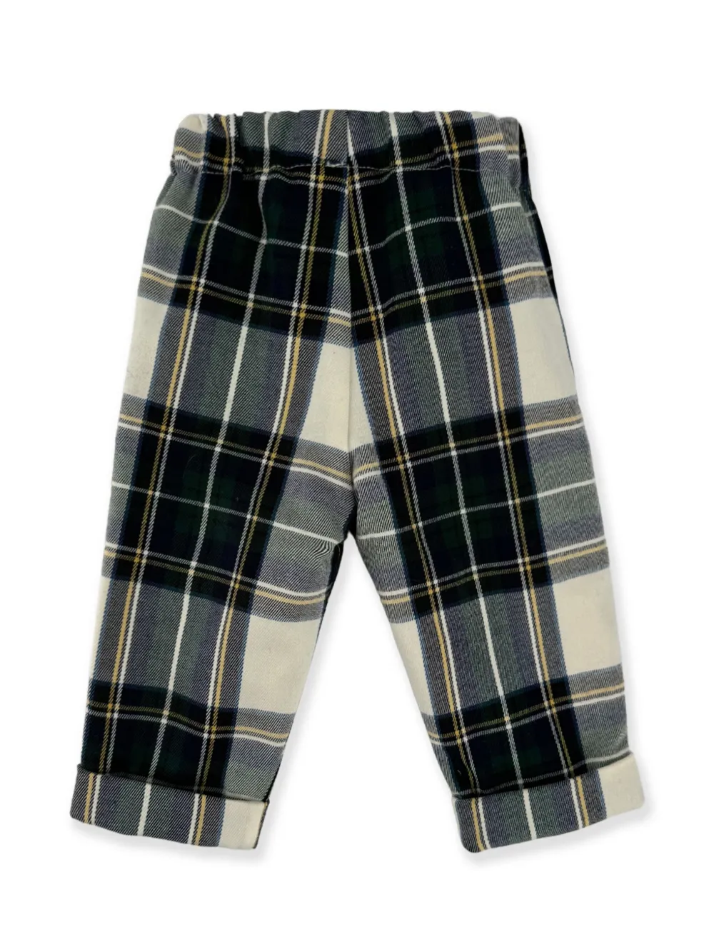 La Stupenderia checked trousers - Groen