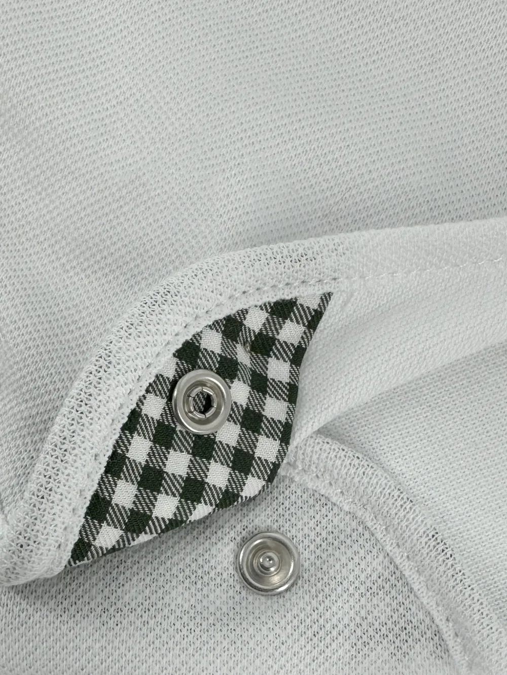 La Stupenderia Gingham-check Shorts Set In Green