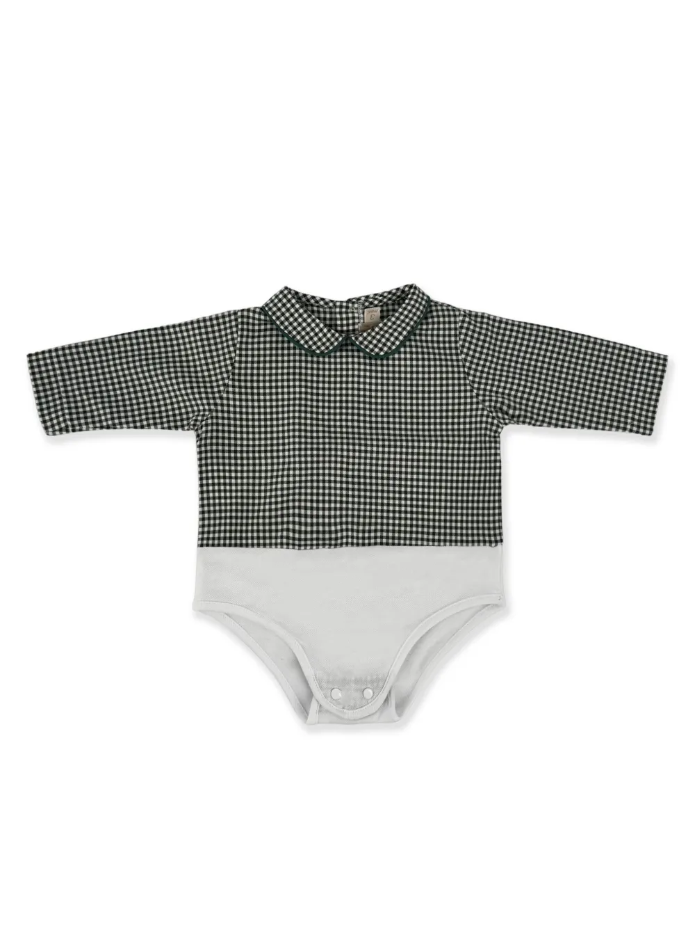 La Stupenderia gingham-check shorts set - Groen