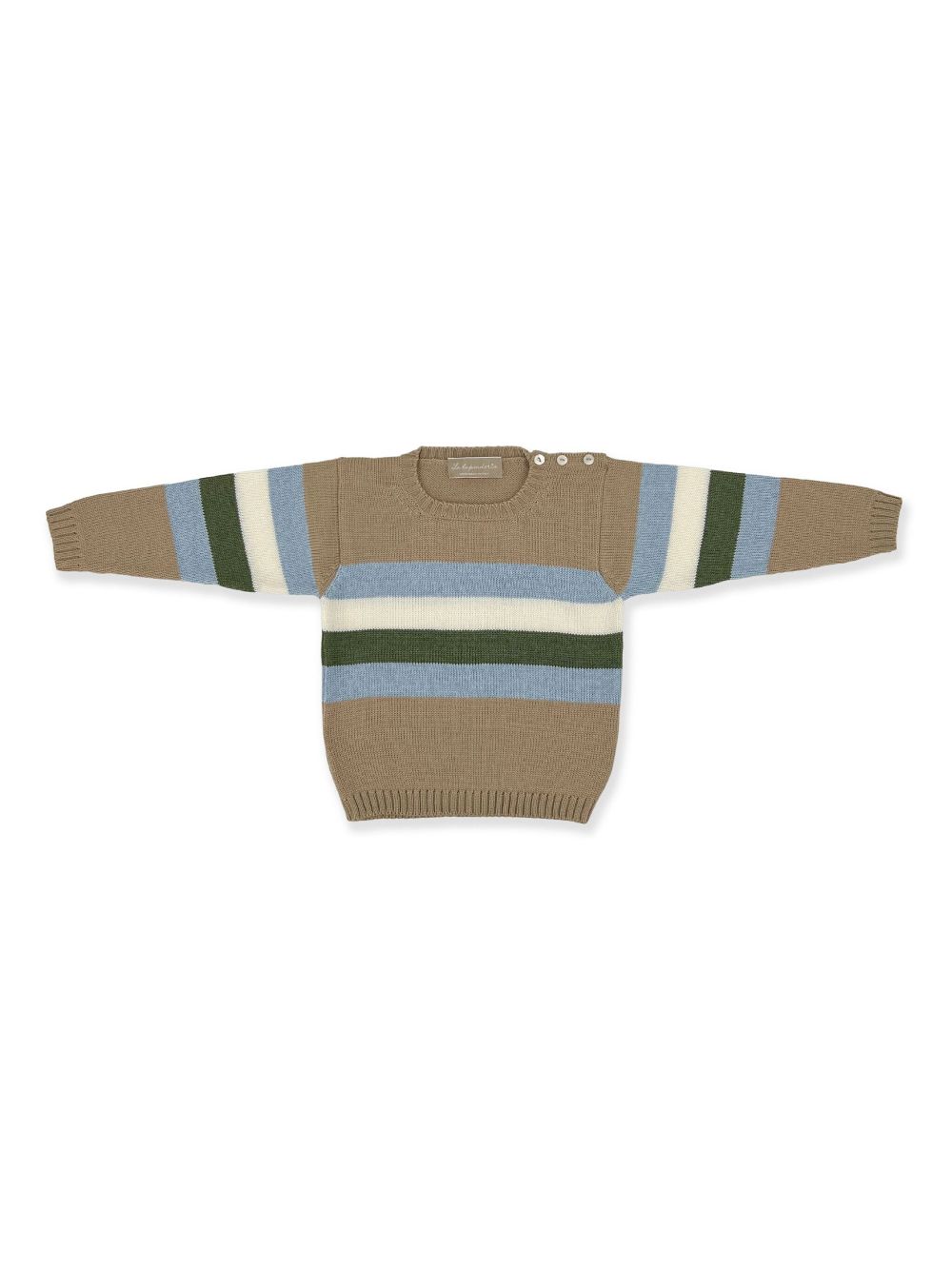 La Stupenderia striped sweater - Brown