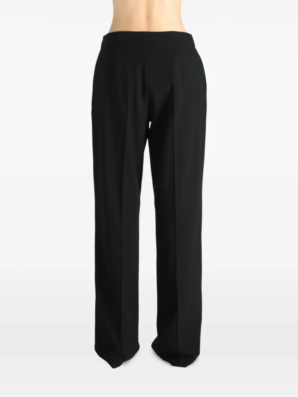 The Row knitted trousers Zwart