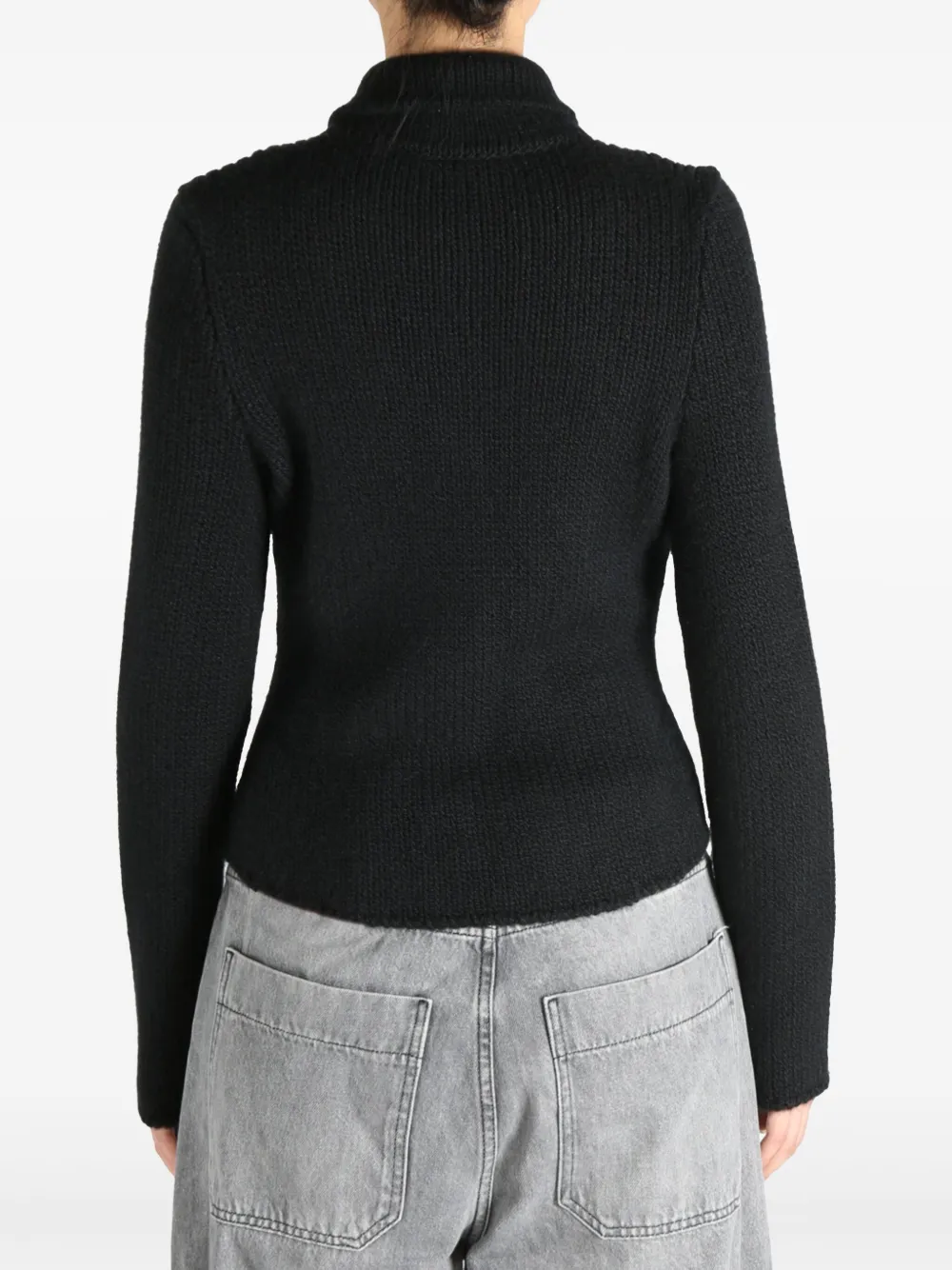 The Row Kasjmier vest Zwart