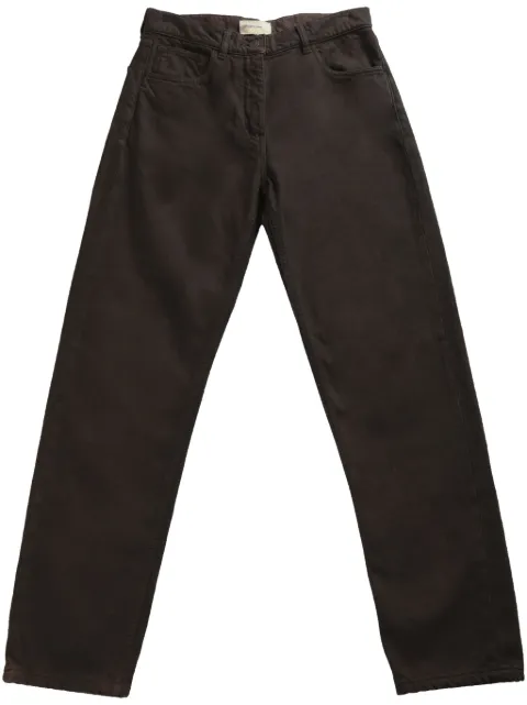 The Row cotton straight jeans