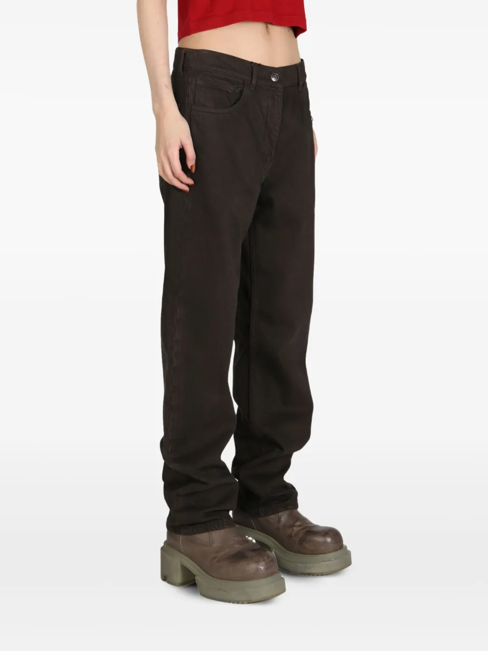 The Row cotton straight jeans Bruin