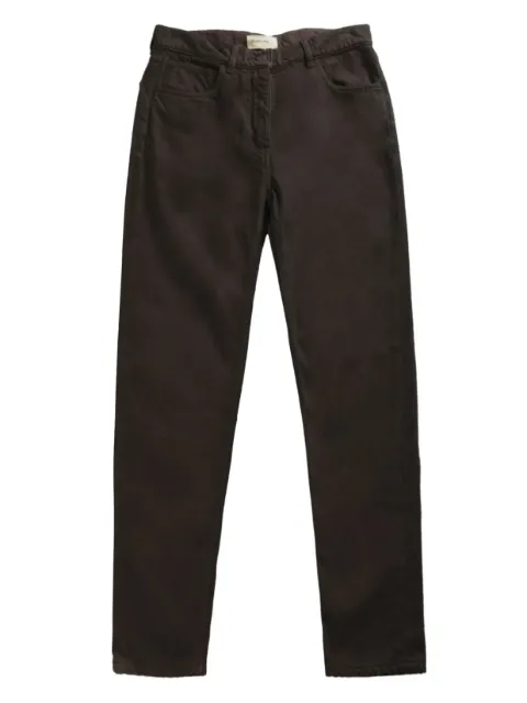 The Row cotton straight jeans