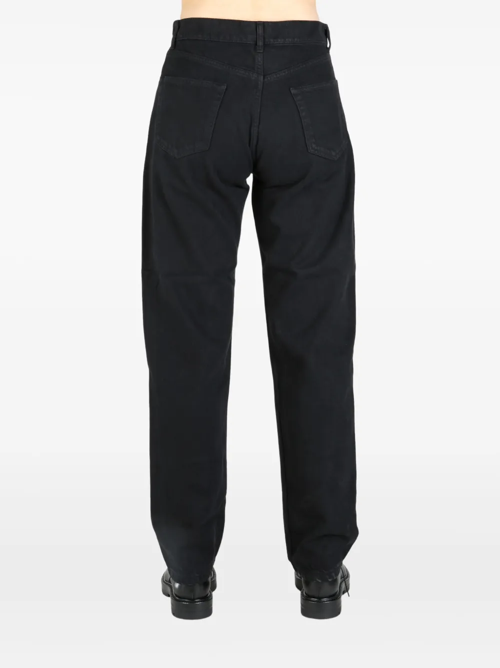 The Row straight leg jeans Zwart