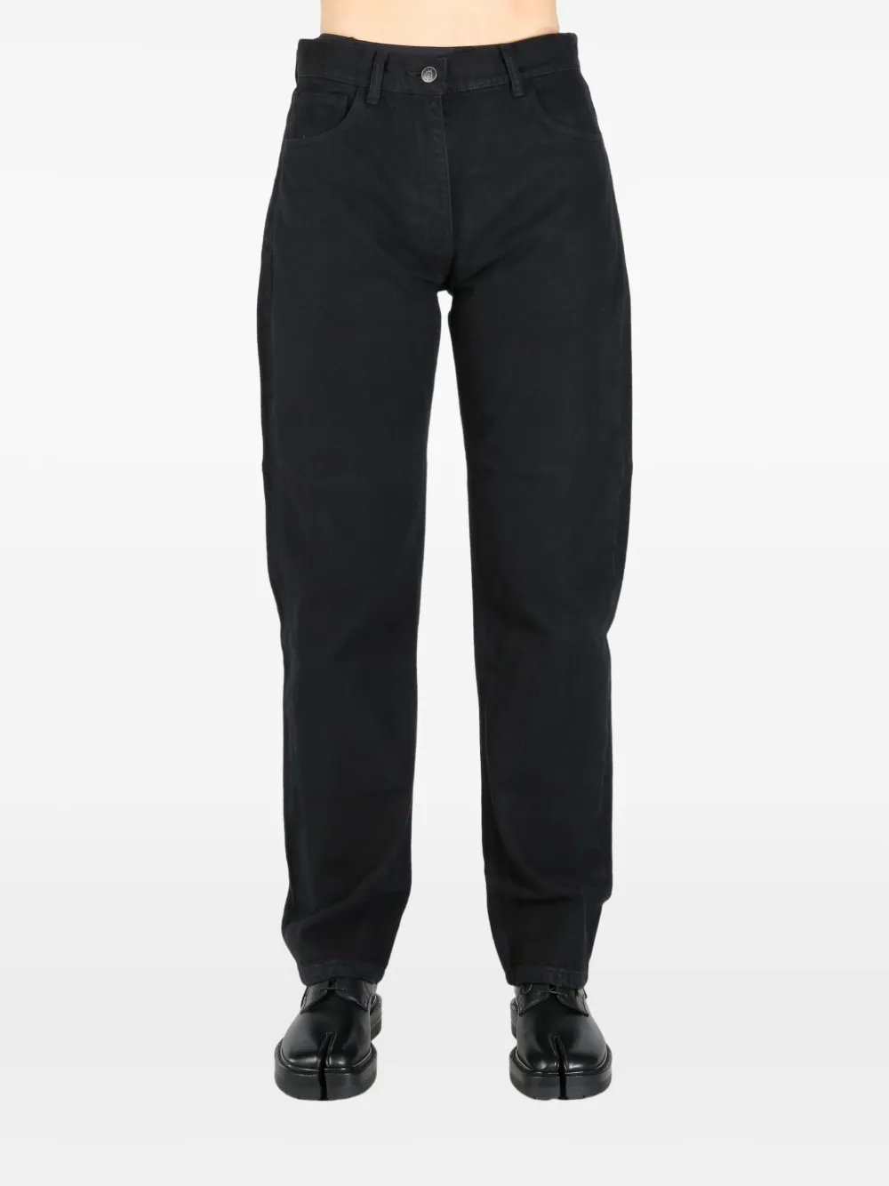 The Row straight leg jeans - Zwart