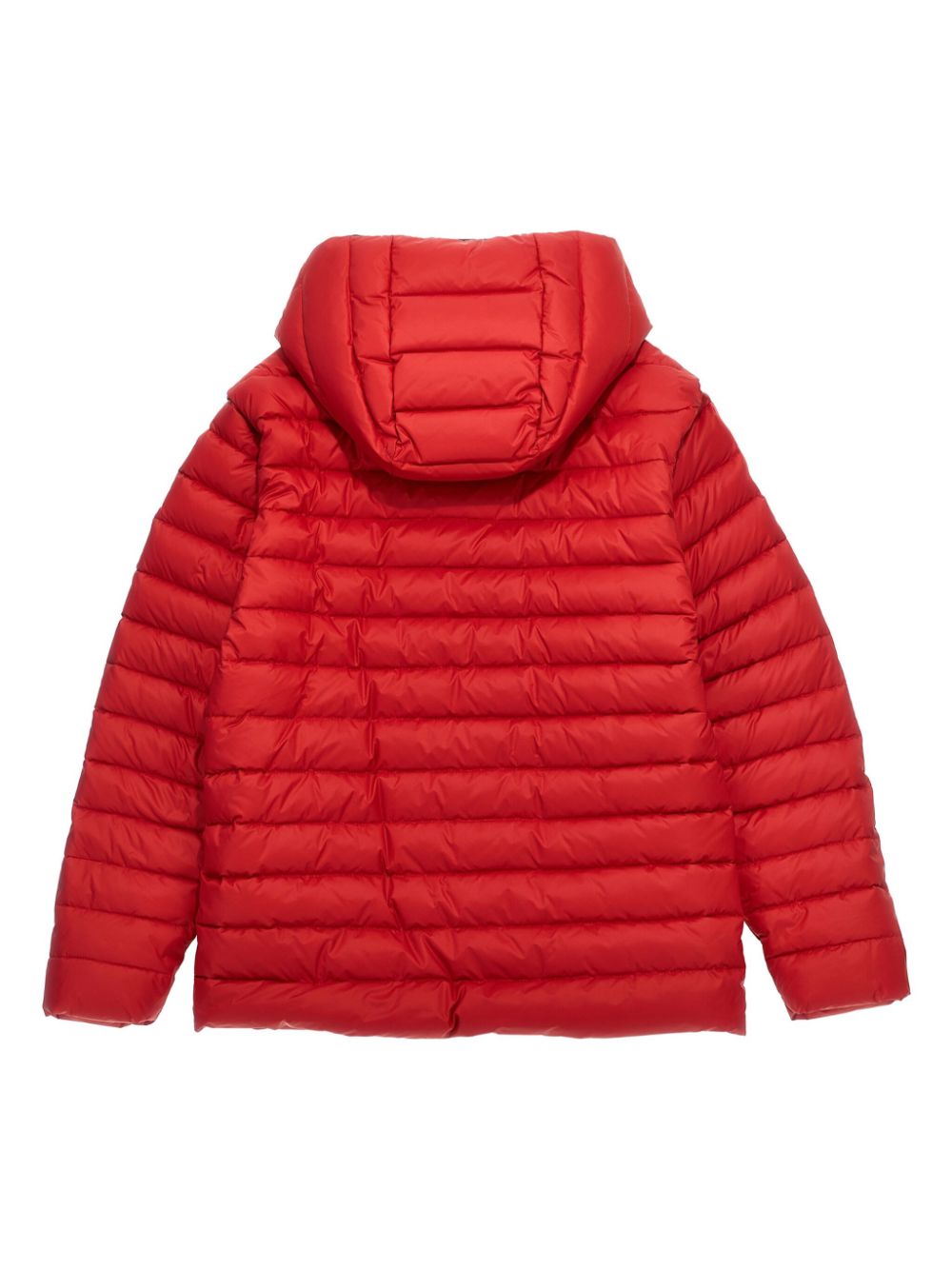 Balmain Kids Donsjack met logoprint - Rood