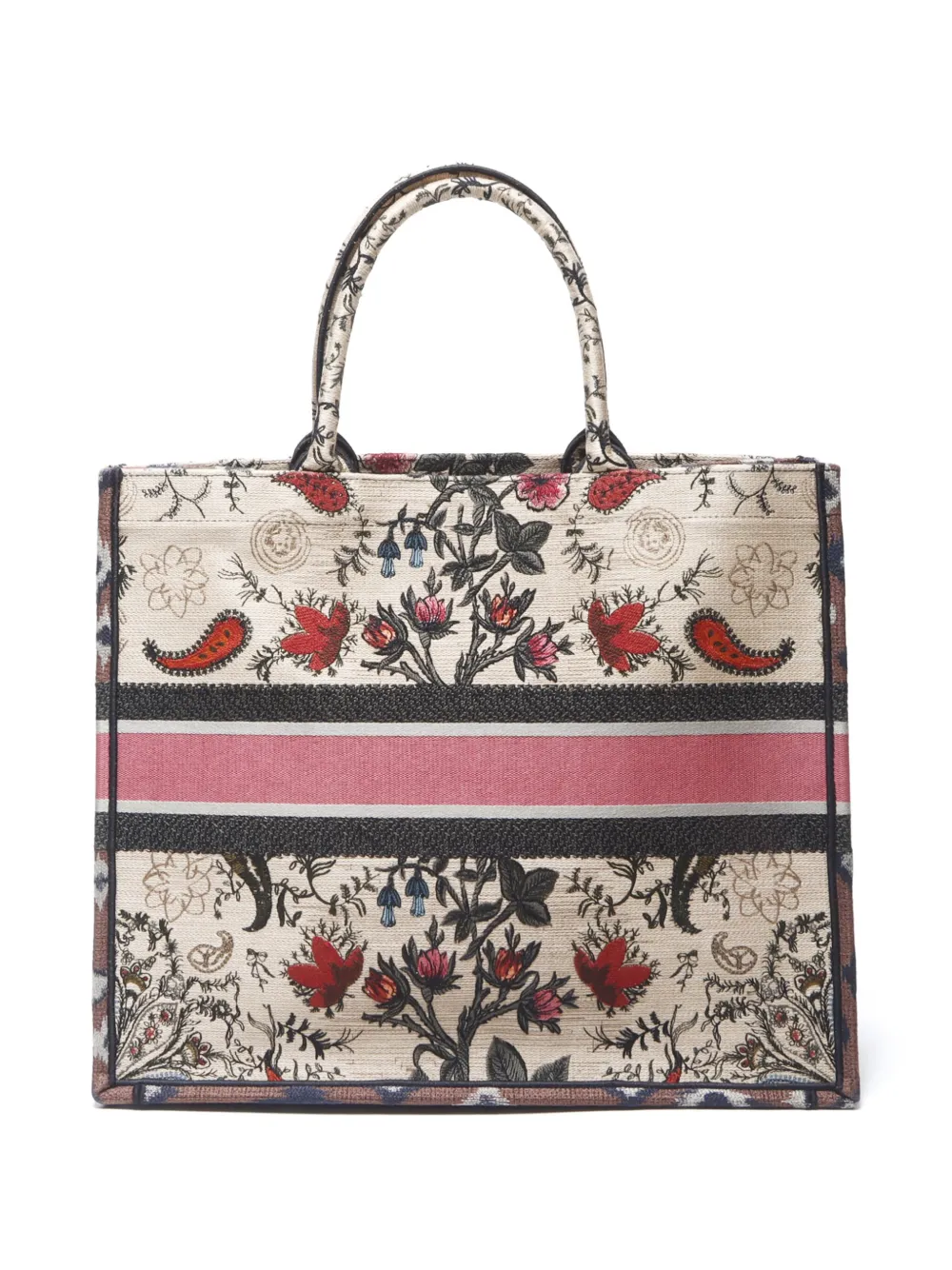 Christian Dior Pre-Owned 2020s grote Jardin Botanique Book shopper - Beige