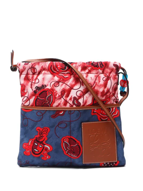 X Paula Ibiza sac porté épaule à design colour block (années 2019) - Loewe Pre-Owned - Modalova
