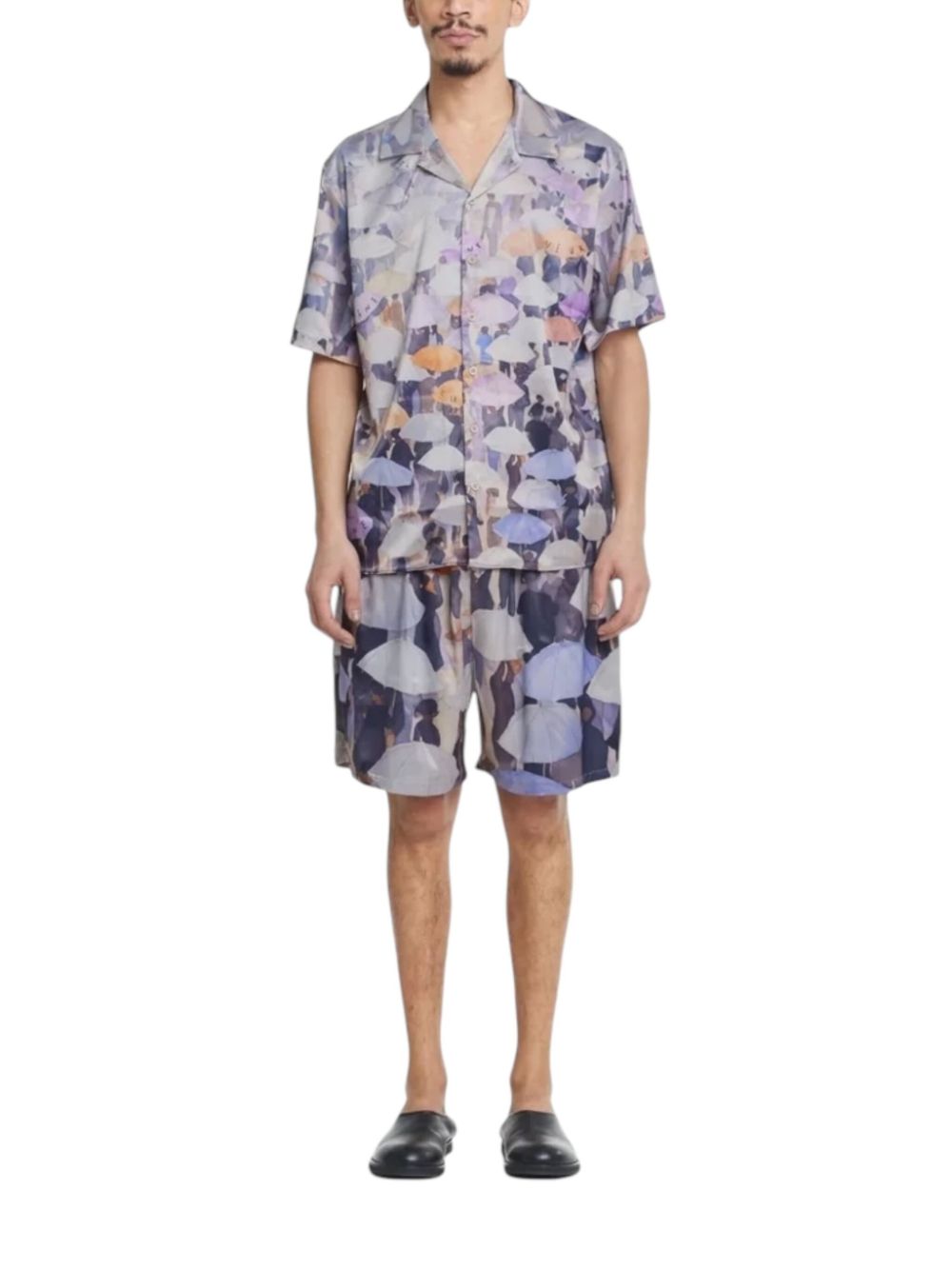 FLÂNEUR Umbrella-print shirt - Roze