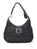 Ferragamo Pre-Owned 2000s Gancini shoulder bag - Black