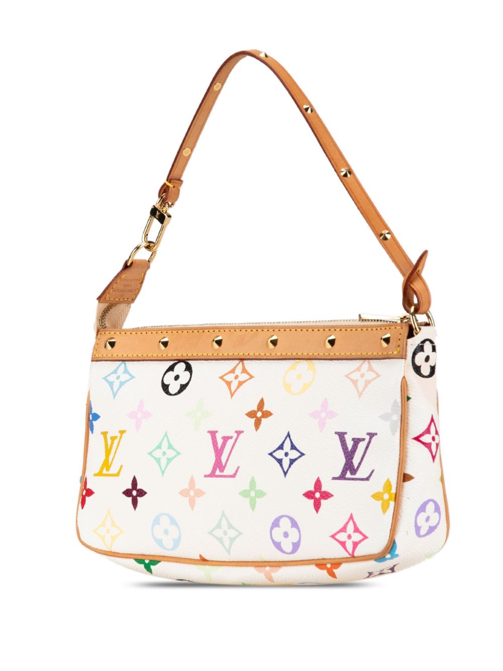 Louis Vuitton Pre-Owned 2003 Monogram Multicolore Pochette Accessoires schoudertas - Wit