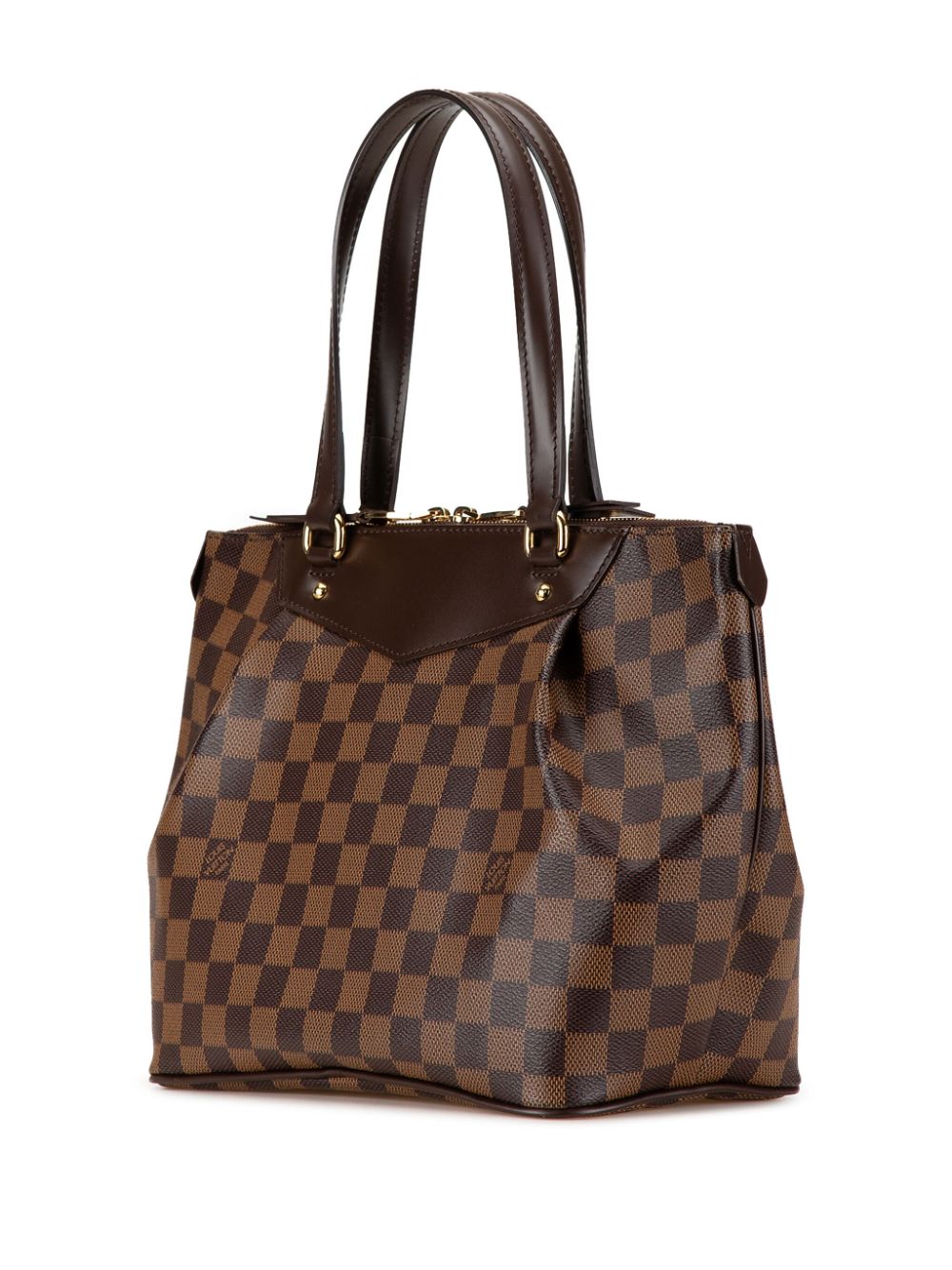 Louis Vuitton Pre-Owned 2012 Damier Ebene Westminster PM schoudertas - BROWN