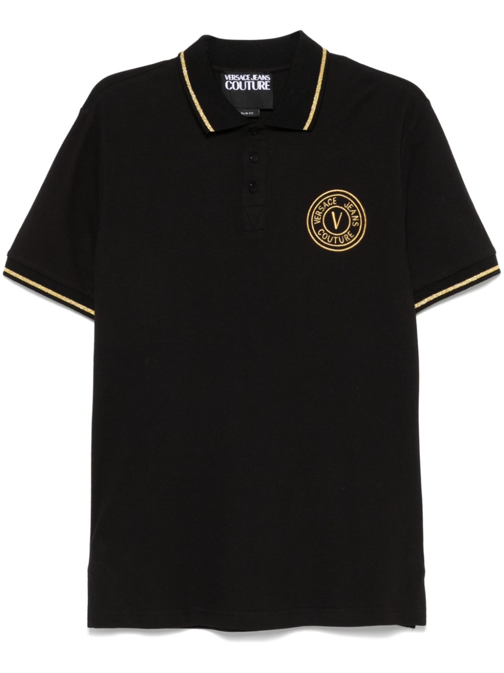 logo-embroidered polo shirt