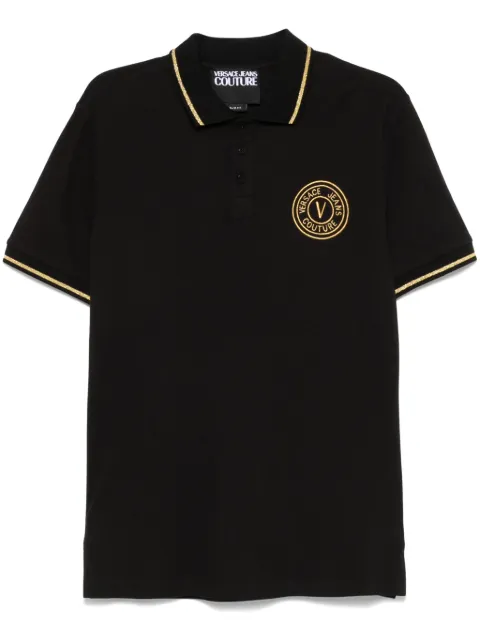 Versace Jeans Couture logo-embroidered polo shirt