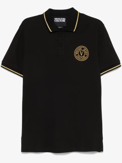 Versace Jeans Couture logo-embroidered polo shirt