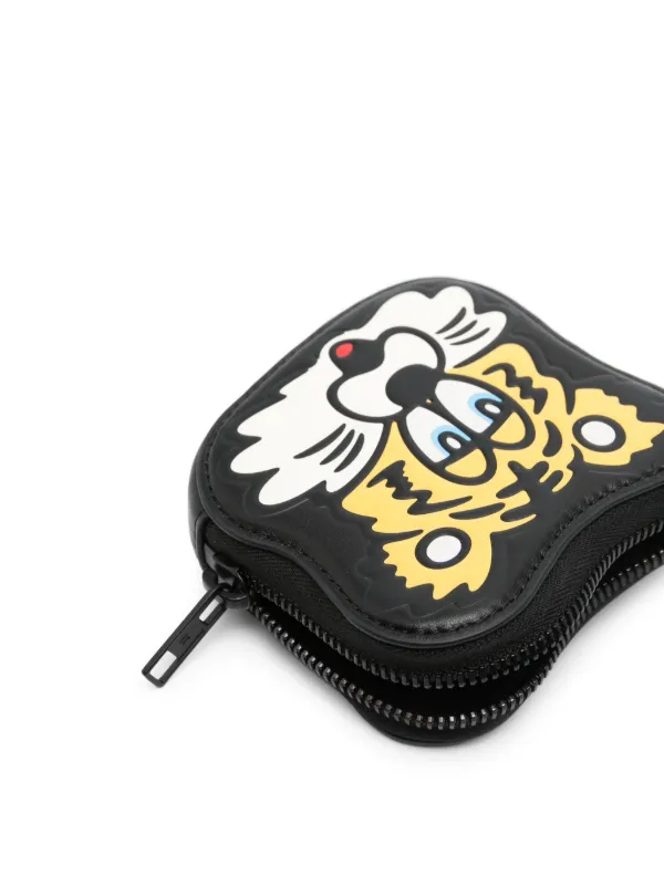KENZO ブラック 長財布 美品】正規品 ケンゾー KENZO レザー 長財布 タイガー 刺繍