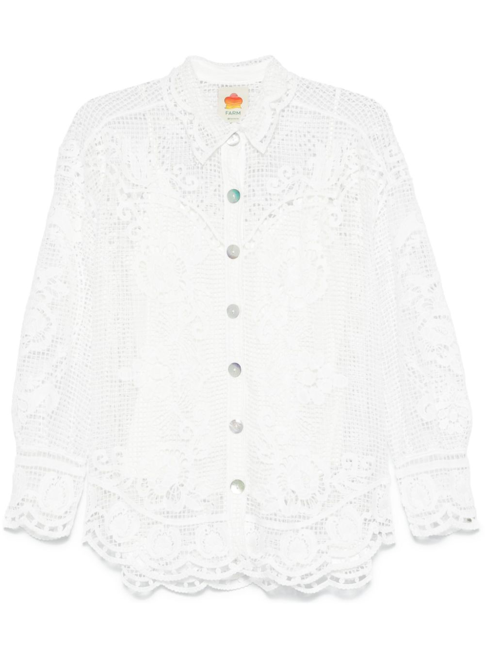 broderie-anglaise shirt