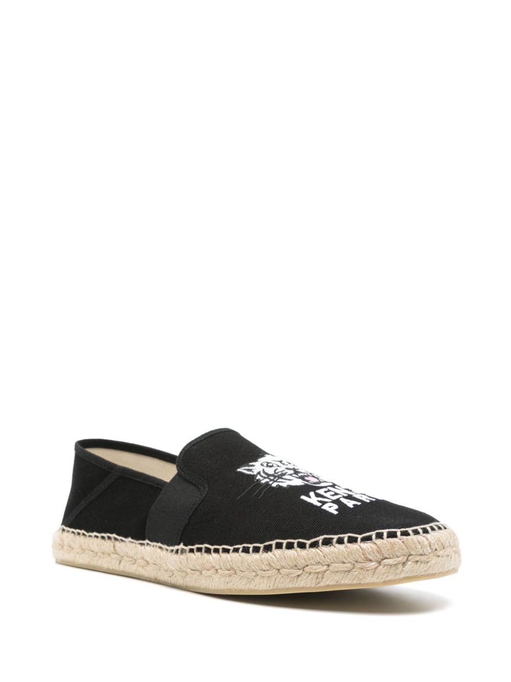 Kenzo Espadrilles met tijgerkop - Zwart