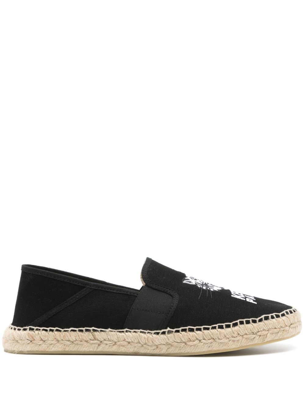 Kenzo Tiger-head espadrilles – Black