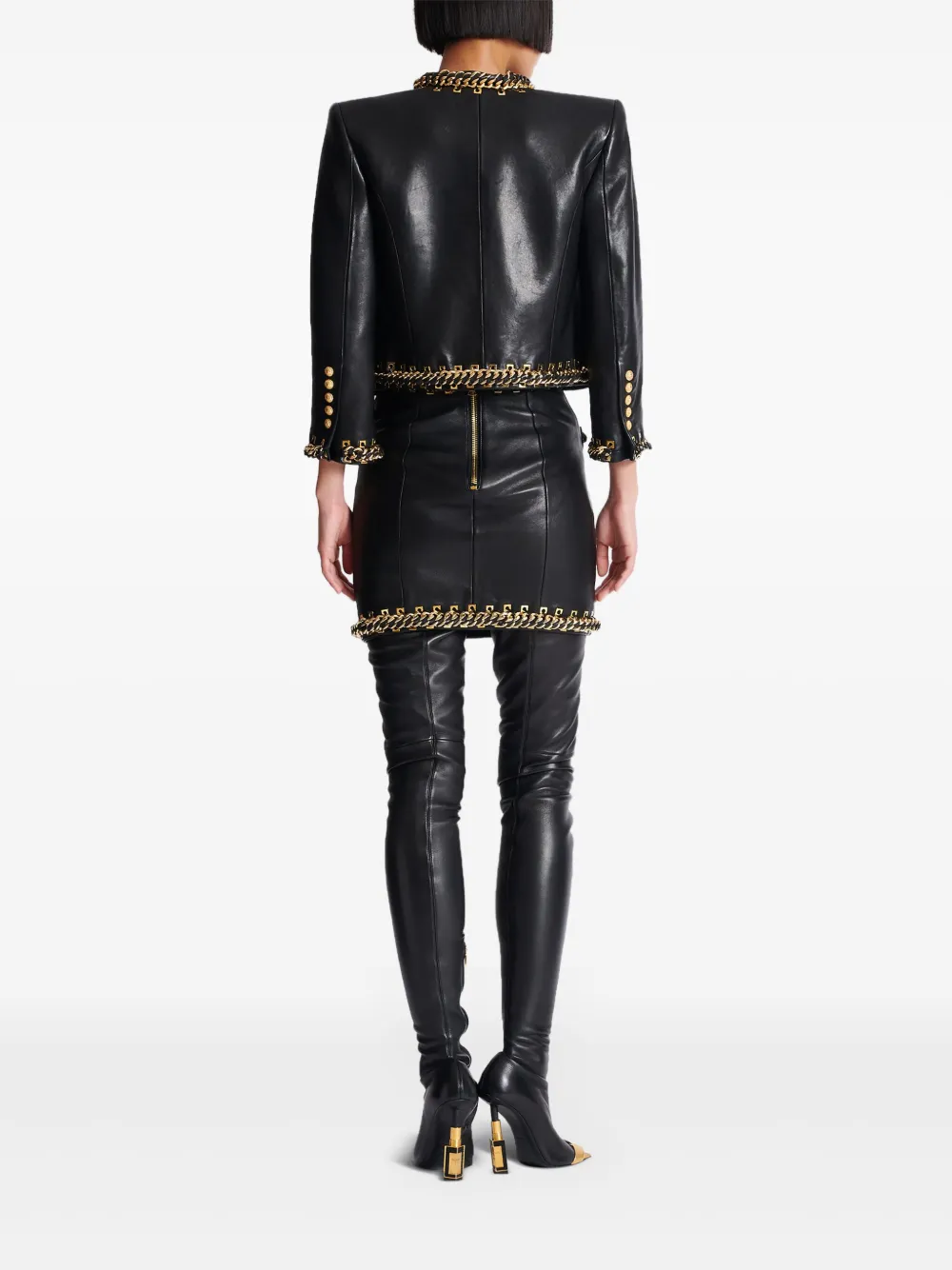 Balmain Jack met kettingdetail Zwart