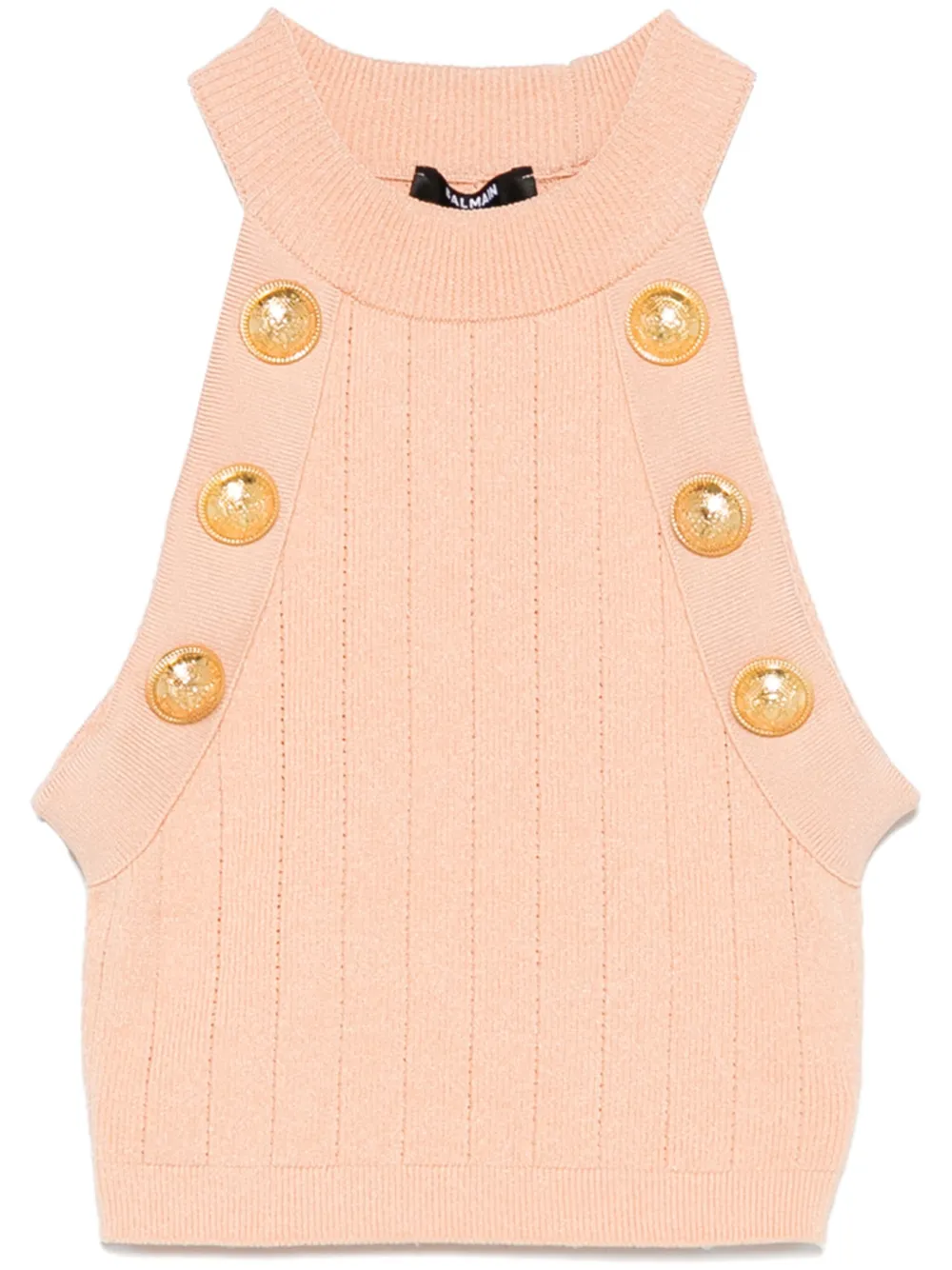 Balmain Gebreide haltertop Roze