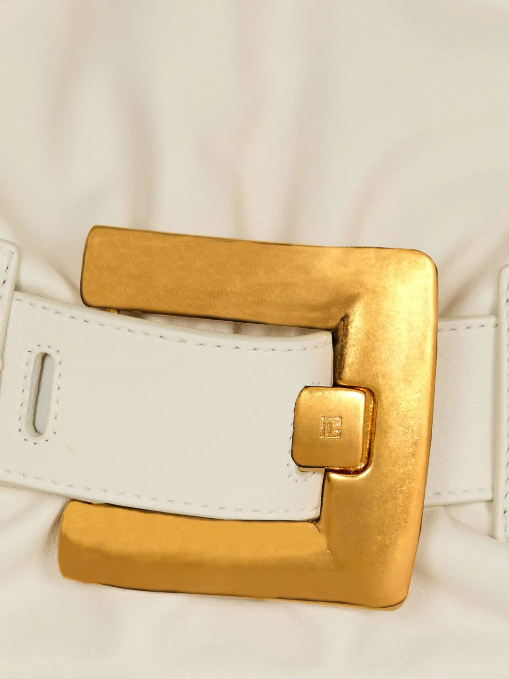 Balmain Anthem schoudertas Beige
