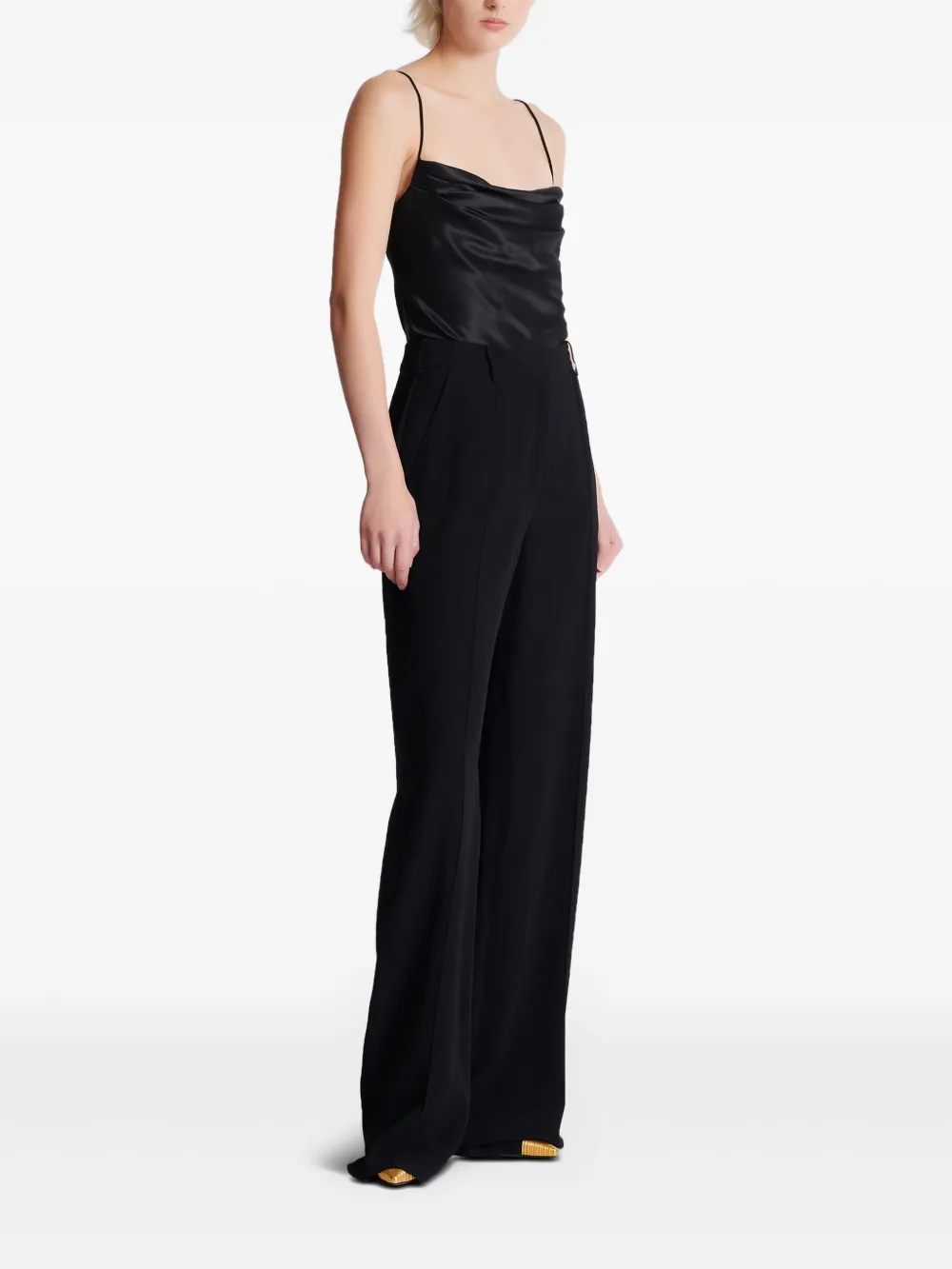Balmain Flared pantalon Zwart