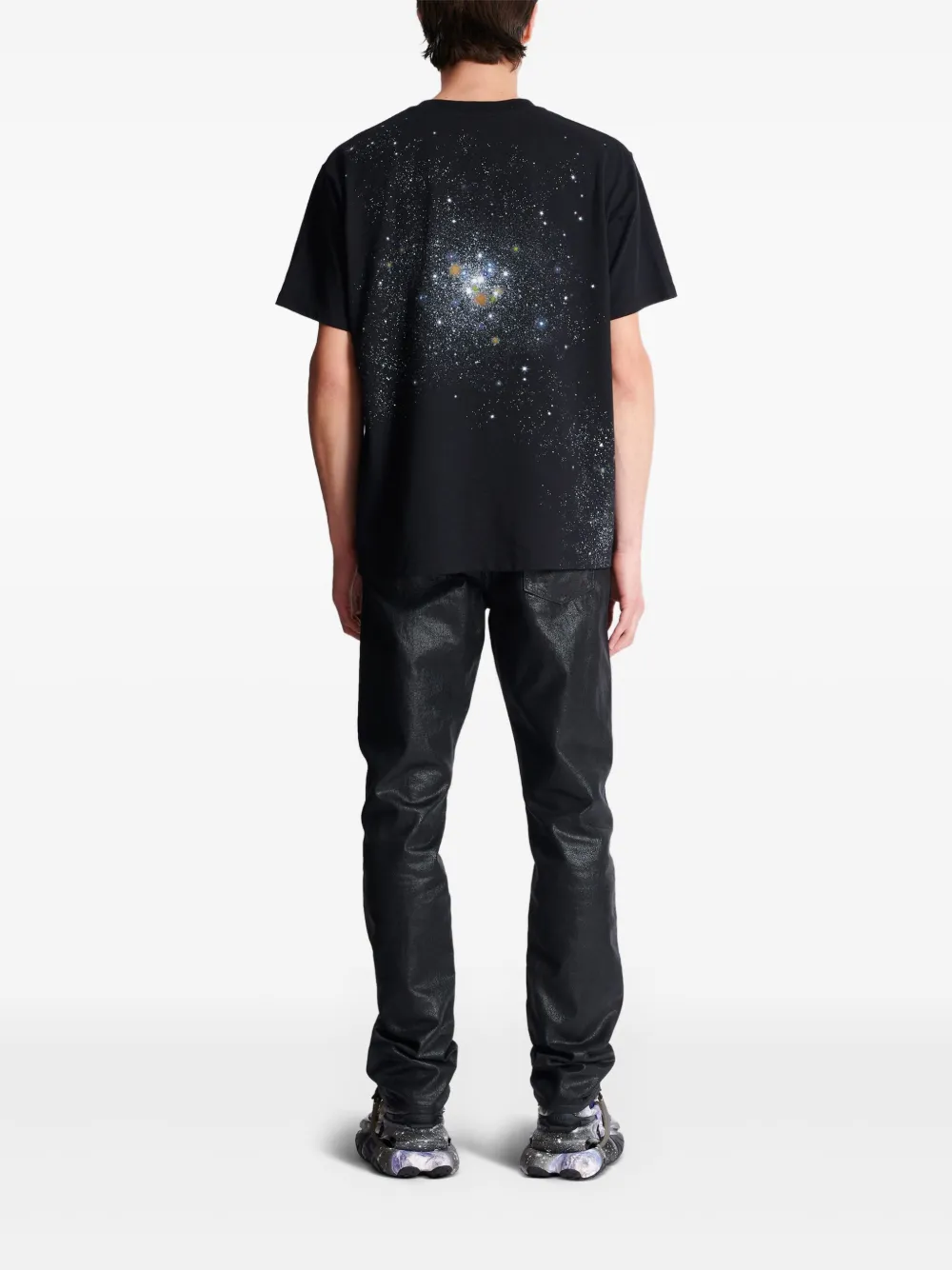 BALMAIN UNIVERSE & STARS T-SHIRT