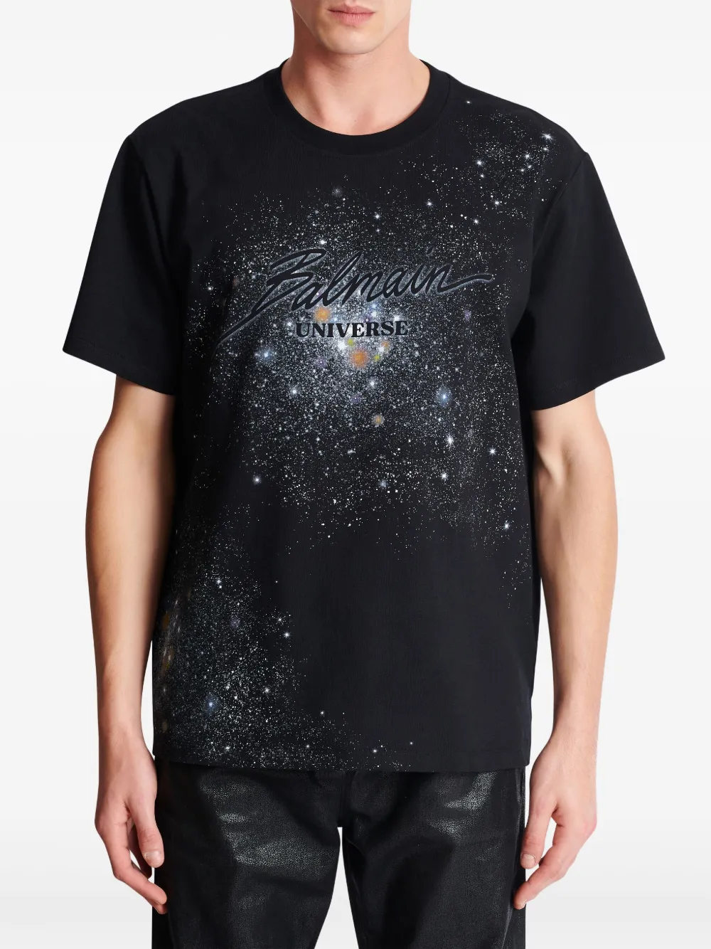 【Balmain】LS SHIRT◆EH1HS391WB01 Balmain T-shirt with shimmering appliqués | Men's Clothing