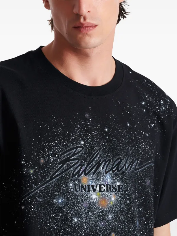 【関税込み】BALMAIN STAR PRINT T-SHIRT Balmain Star Logo T-Shirt | Saks Fifth Avenue