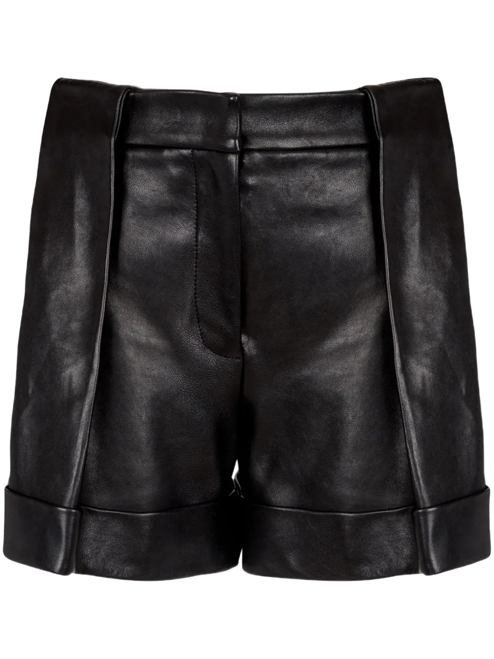 Balmain Geplooide shorts Zwart