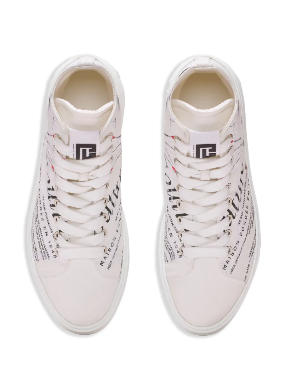 Balmain B-Court sneakers White