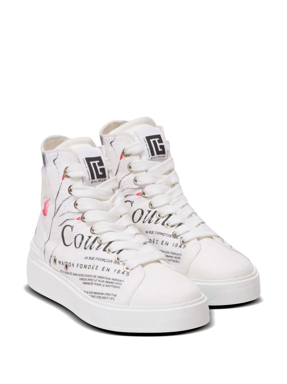 Balmain B-Court sneakers White