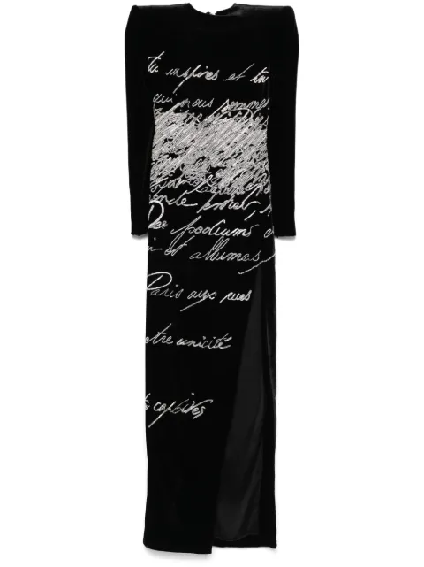 Balmain Love Letter gown