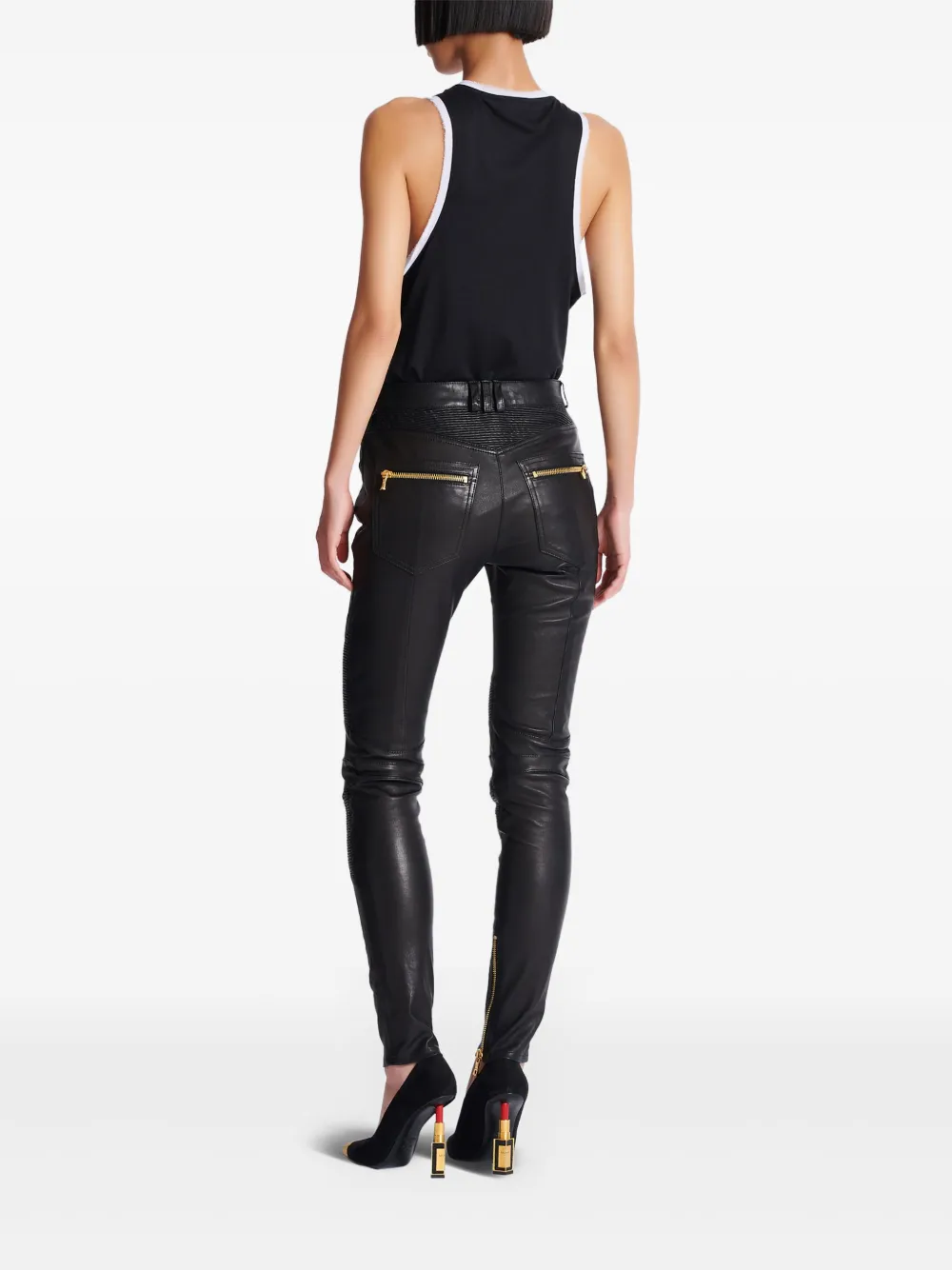 Balmain Skinny broek Zwart