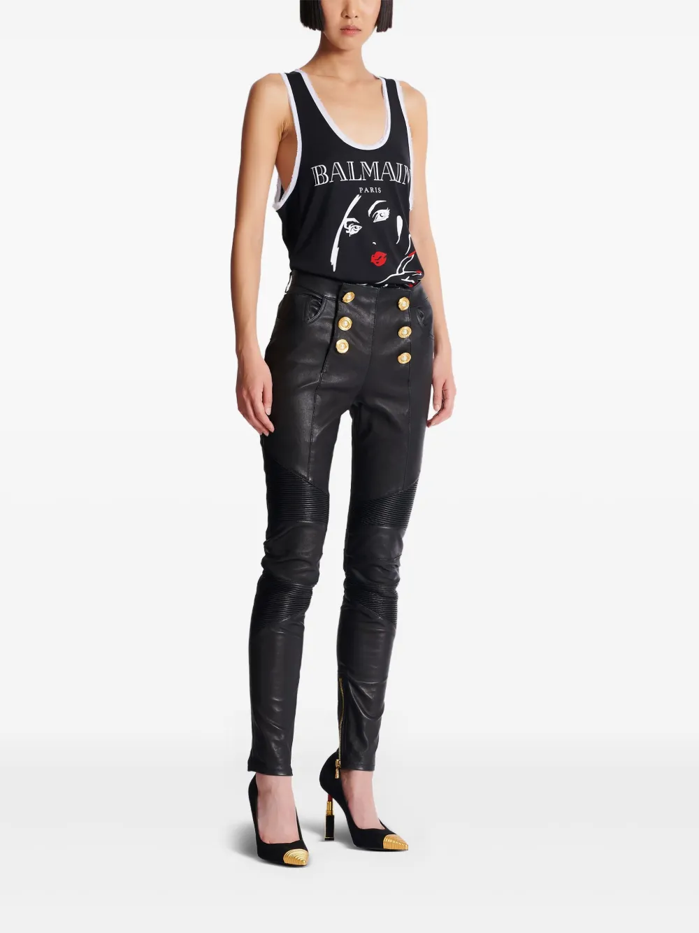Balmain Skinny broek Zwart