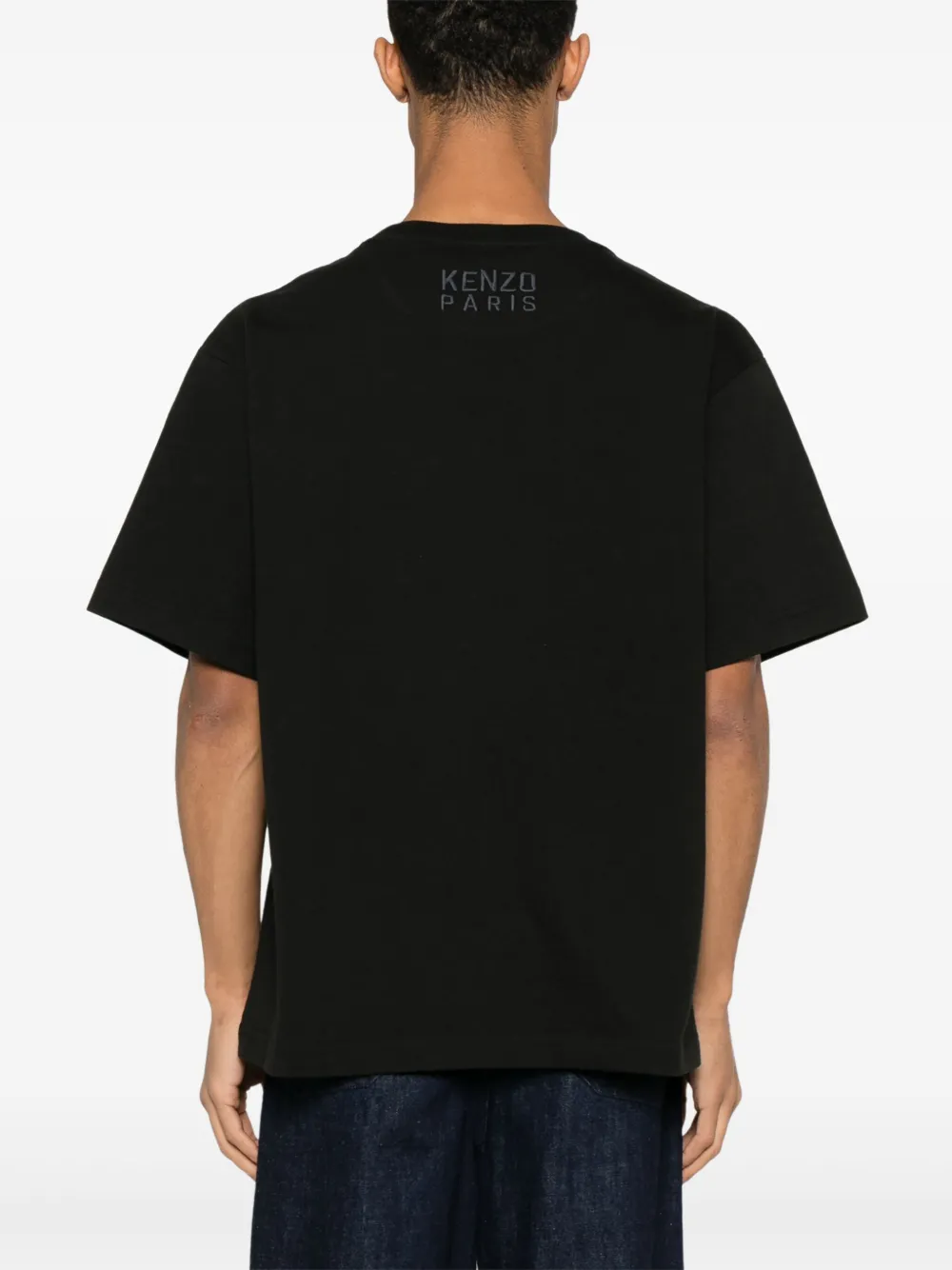 Kenzo Gots Happy Tiger T-shirt Zwart