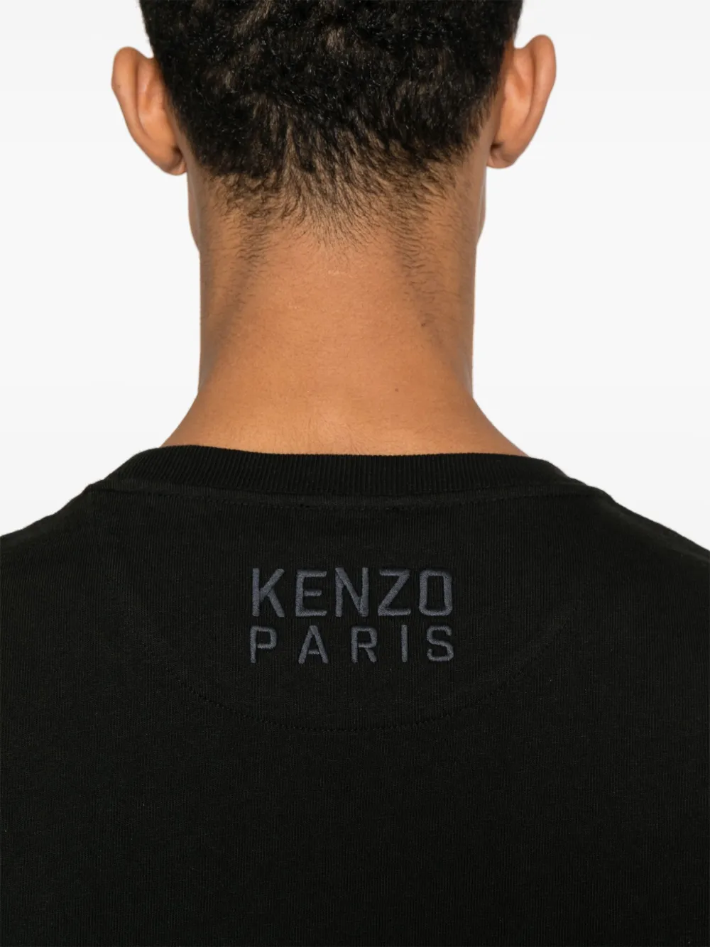 Kenzo Gots Happy Tiger T-shirt Zwart