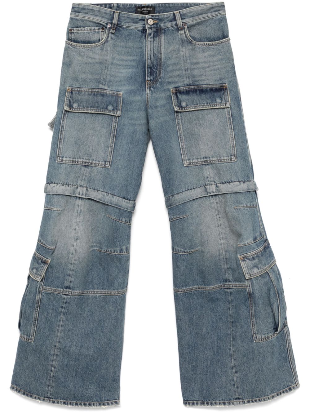 Balenciaga Cargo jeans Blauw