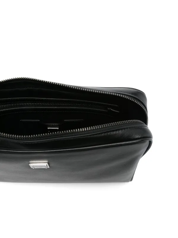 美品希少DOLCE&GABBANA ロゴプレート クラッチ ハンドバッグ Dolce & Gabbana ロゴプレート クラッチバッグ | ブラック